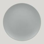 Тарелка RAK Porcelain Neofusion Mellow Pitaya grey круглая плоская 24 см, серый цвет 81220345. Фото