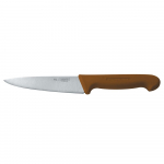 Нож PRO-Line поварской 16 см, коричневая лпастиковая ручка, P.L. Proff Cuisine 99005023. Фото