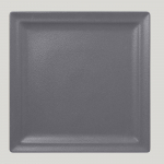ТарелкаRAK Porcelain NeoFusion Stone квадратная плоская, 30 см (серый цвет) 81221134. Фото