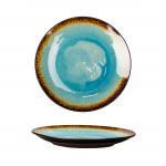 Тарелка d=27 см,каменная керамика,серия "2022 Spider Silk-Blue"  P.L. 81229262. Фото