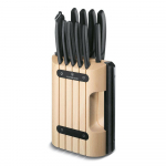 Набор ножей Victorinox на деревянной подставке, 11 шт, h 35,5 см 70001237. Фото
