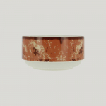 Салатник RAK Porcelain Peppery круглый штабелируемый 480 мл, d 12 см, красный цвет 81220210. Фото
