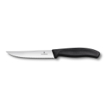 Нож для стейка 12 см,волнистое лезвие.черный.Victorinox в блистере (2шт) 81249870. Фото