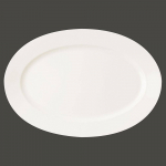 Тарелка овальная плоская RAK Porcelain Banquet 26*18,4 см 81220106. Фото