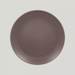 Тарелка RAK Porcelain Neofusion Mellow Chestnut brown круглая плоская 29 см (коричневый цвет) 81221250. Фото