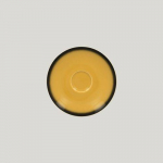 Блюдце RAK Porcelain LEA Yellow 15 см, для чашки 81223411 (желтый цвет) 81223412. Фото