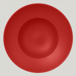 Тарелка RAK Porcelain NeoFusion Ember круглая глубокая, 26 см (алый цвет) 81221005. Фото